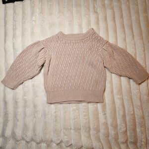 Jessica Simpson Baby 3/6M Light Brown Sweater Girls
